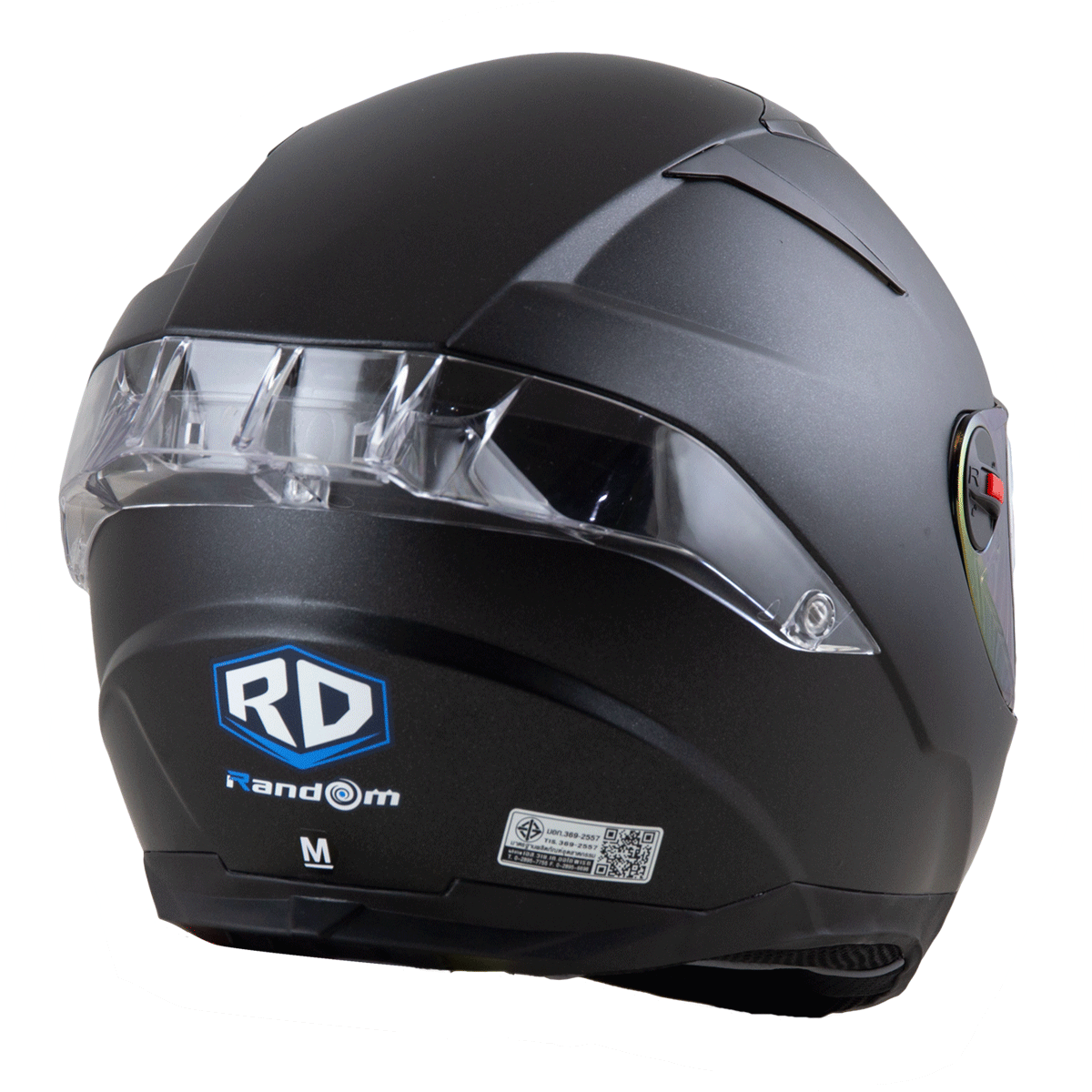 RD CZR Full Face Helmet - Matt Black