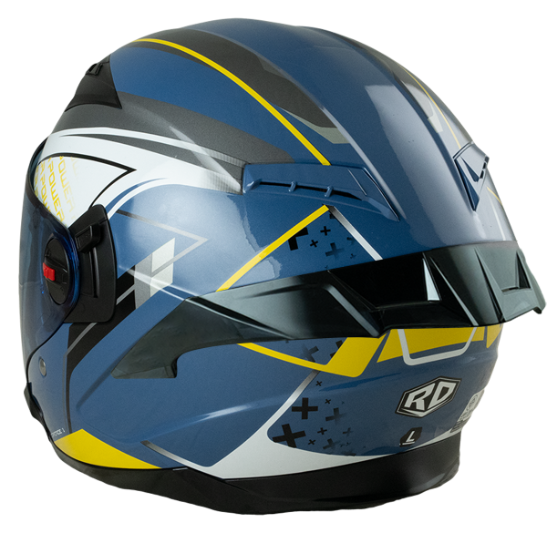 RD Air Force 1 Open Face Helmet - Power (Giorno Blue) Motorcycle Helmet