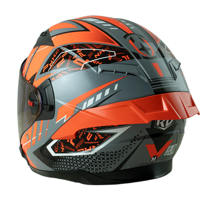 RD Air Force 1 Open Face Helmet - Phoenix (Glitter Grey)