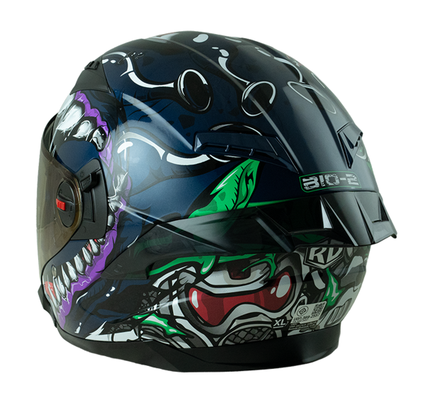 RD Air Force 1 Open Face Helmet - Venom (Blue)
