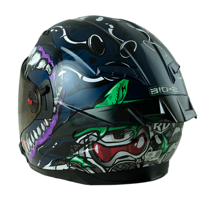 RD Air Force 1 Open Face Helmet - Venom (Blue)