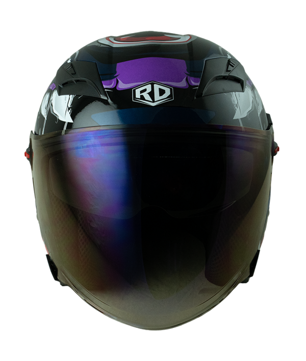 RD Air Force 1 Open Face Helmet - Venom (Blue)