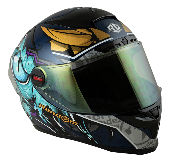 RD CZR 全罩式頭盔 - Raptor (藍色)