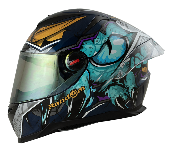 RD CZR 全罩式頭盔 - Raptor (藍色)