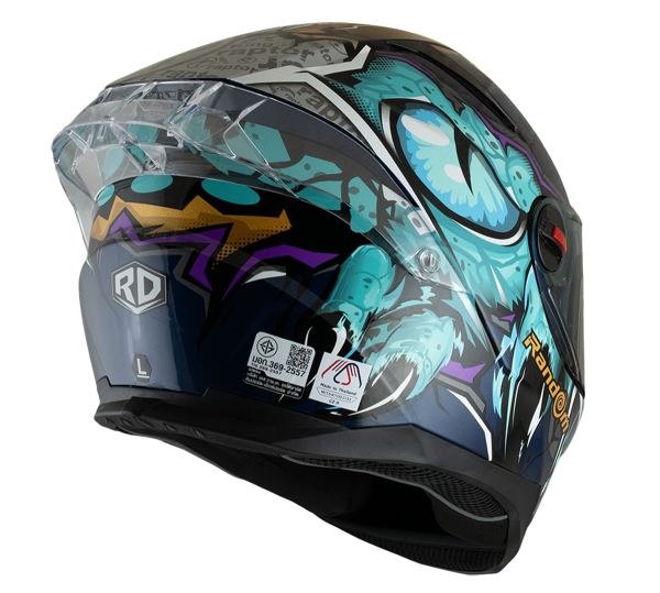 RD CZR 全罩式頭盔 - Raptor (藍色)