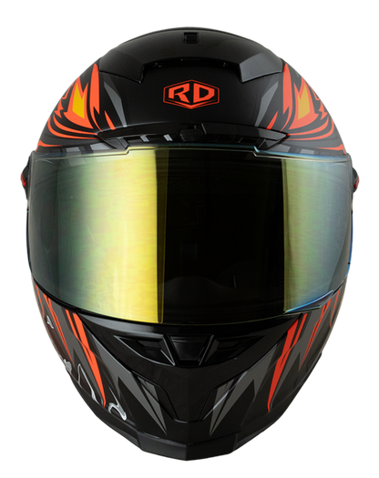 RD CZR Full Face Helmet - Devil (Matte Black)