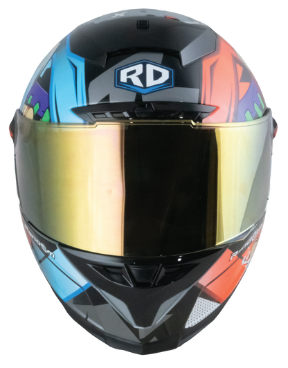 RD CZR Full Face Helmet - Harley Quinn (Grey)