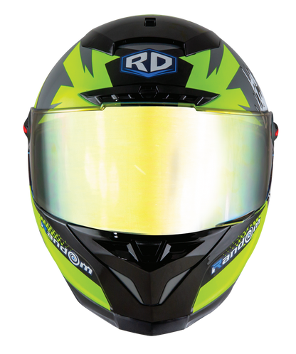RD CZR Full Face Helmet - Joker (Grey)