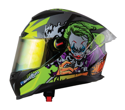 RD CZR Full Face Helmet - Joker (Grey)