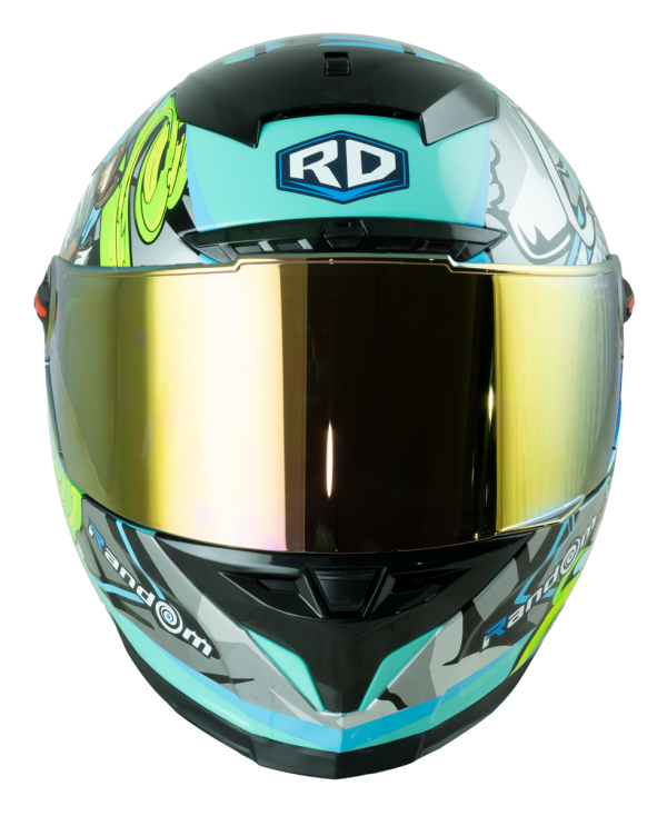 RD CZR 全罩式頭盔 - 雷神 (藍色)