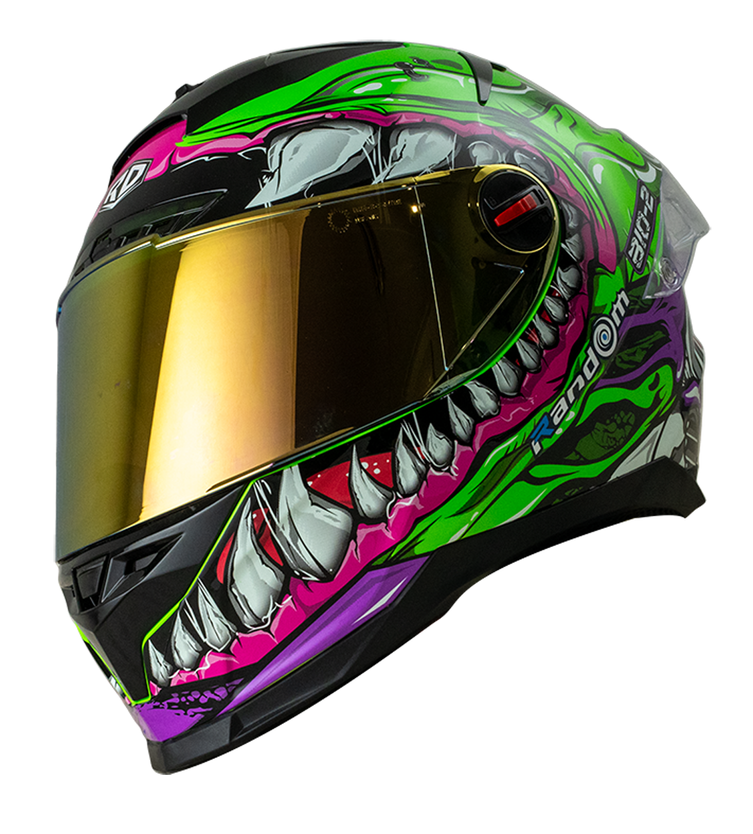RD CZR Full Face Helmet - Venom (Neon Green)
