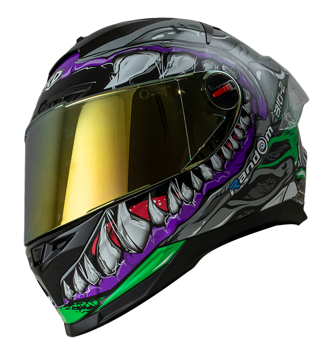 RD CZR Full Face Helmet - Venom (Grey)